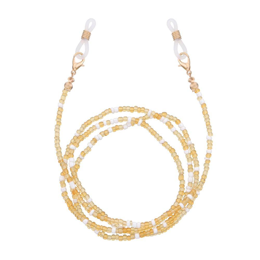 Цепочки для солнцезащитных очков в стиле бохо, металлическая цепочка, шнурок для очков, разноцветные бусины, цепочка для очков для женщин