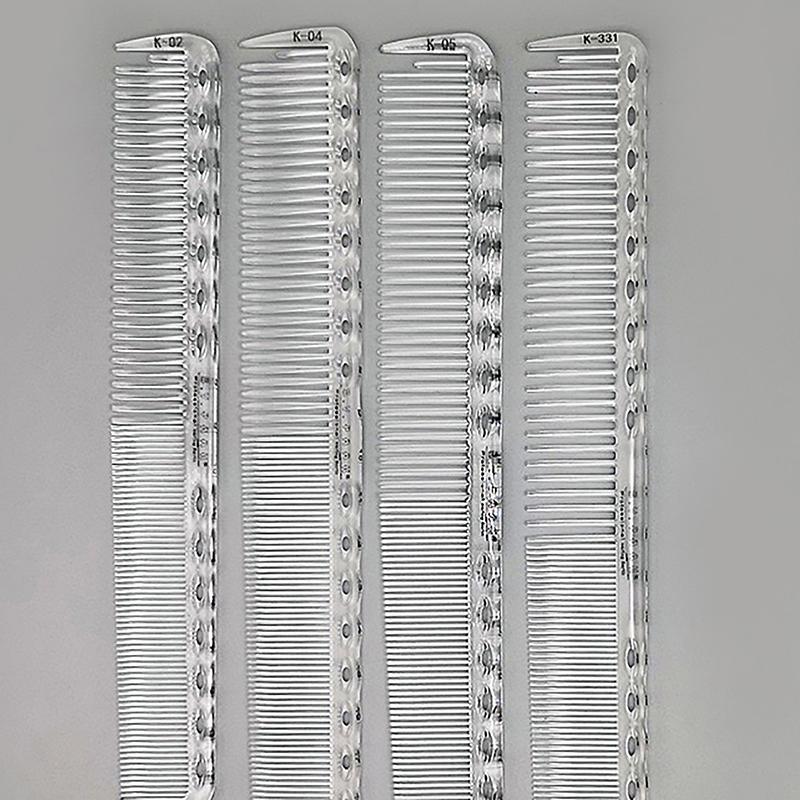 Прозрачная салонная расческа для волос с профессиональным парикмахерским весовым гребнем