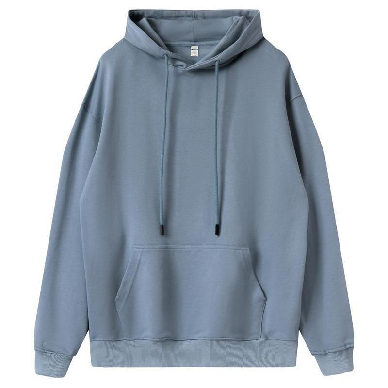 360g Terry Loop Drop-Shoulder Pocket Sweatshirt Fashionable Double-Layer Hooded Student Oversized Trendy Youth Sweatshirt
