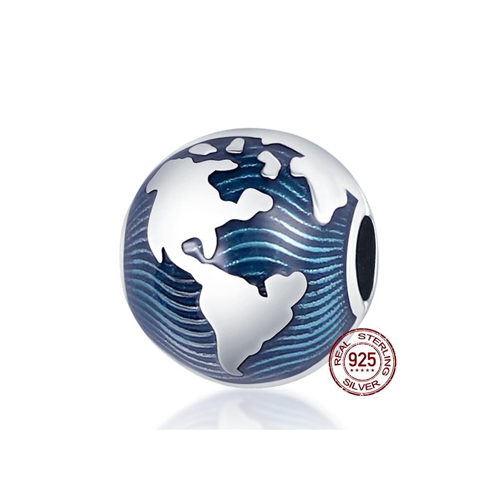 Charms Fit Diy Original Bracelet Real S925 Sterling Silver Beads Luminou Pendants Firefly Ocean Series Dangle Fine Jewelry