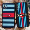 Чехол для телефона Martini Racing с горизонтальной полосой для Samsung Galaxy S24 S23 S26 S22 S25 S20 A16 S21 Ultra Fe Plus A54 A24 A53 Coque