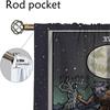 Anti-mosquito Curtains 2 Pieces Terror Tarot Elegant Room Curtains for Camera Shades Living Room Curtain Partition Kitchen Child