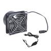Тихий 8-см USB-вентилятор с регулируемой скоростью и воздуховодом для 3D-принтеров, домиков для питомцев, мастерских, системы вентиляции