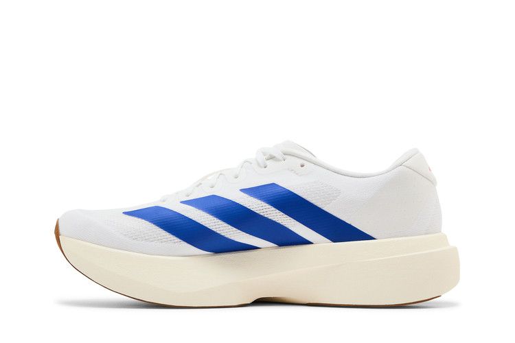 Мужские кроссовки adidas Adizero Evo SL Белый Королевский синий Облачный белый/Королевский синий/Чистый рубин