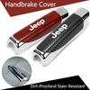 CLW1 NEW ABS Car Hand Brake Cover Handbrake Grips Protection Cover For Jeep Renegade Compass Wrangler Grand Cherokee Auto Accessories