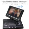 DVD Player 7.8 Inch DVD Player 16:9 Widescreen 270° Rotatable DVD Player Support for Game Function 270° Rotatable DVD Player