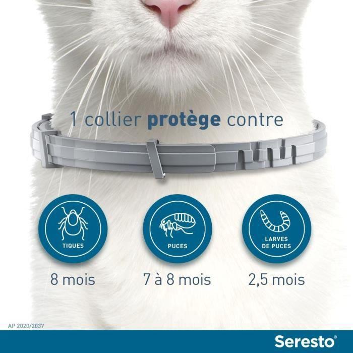 SERESTO Cat Flea and Tick Collar - Protection 7a 8 Months
