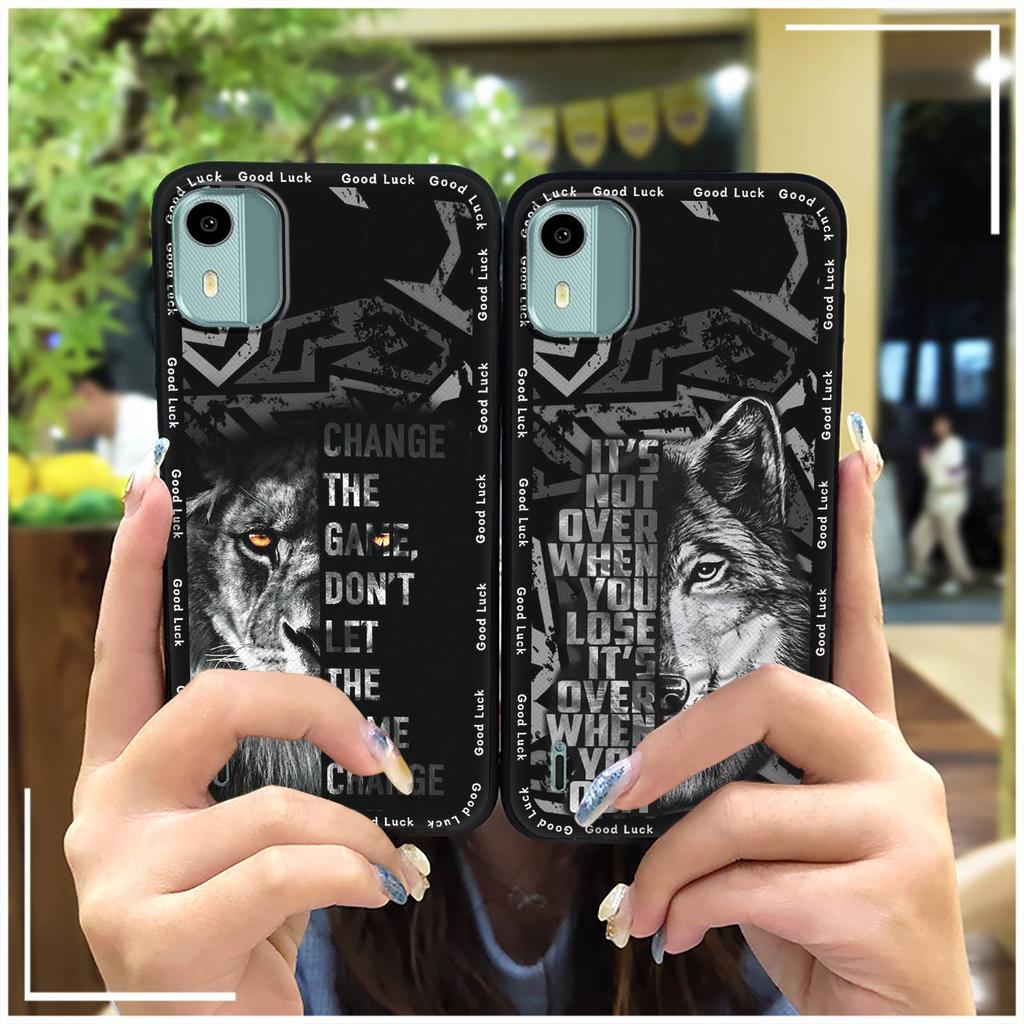 Cartoon Phone Protector Phone Case For Nokia C12/C12 Pro/C12 Plus/TA-1535 Durable Cute TPU Silicone Anti-dust Back Cover