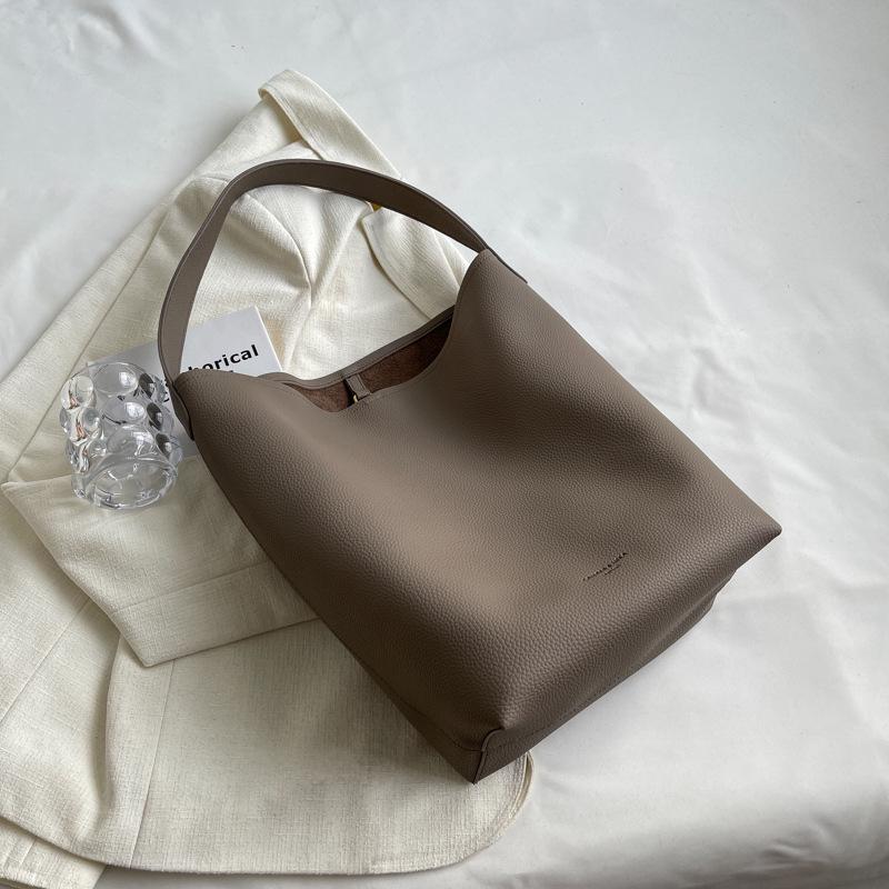 Женская сумка-тоут большой вместимости в ретро-стиле - Весенне-летняя корейская сумка на плечо 2023 года