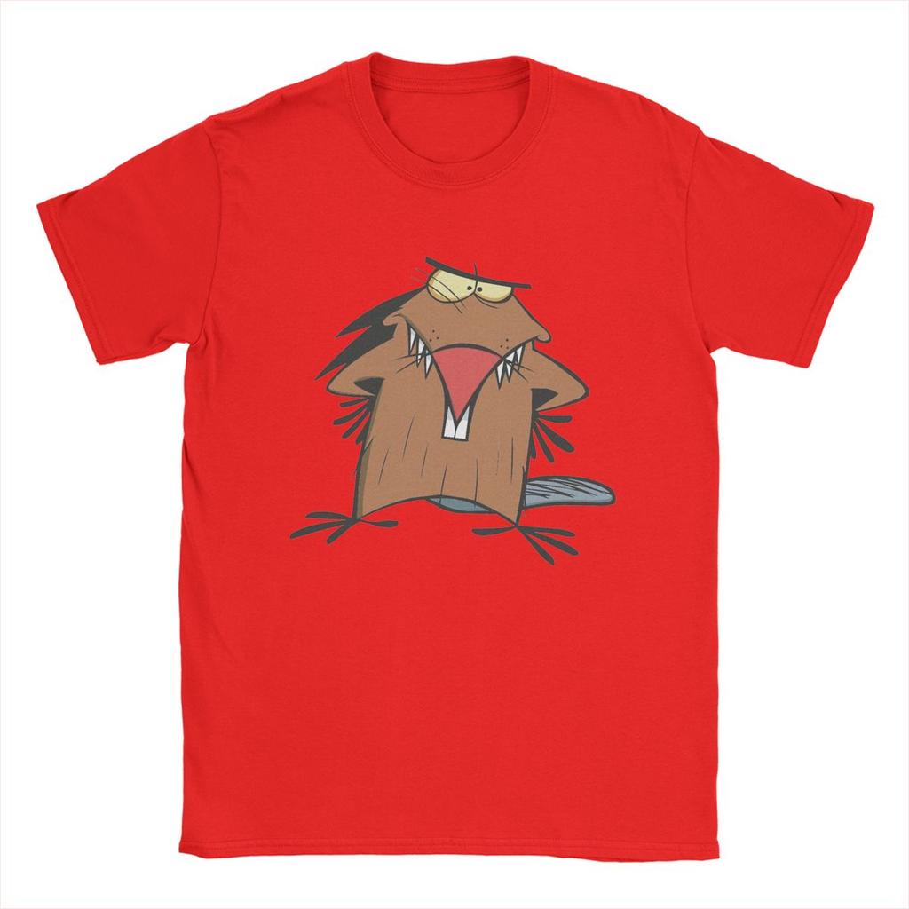 Винтажная футболка Angry Beavers для мужчин, с круглым вырезом, 100% хлопок, футболки с коротким рукавом, идея для подарка, топы