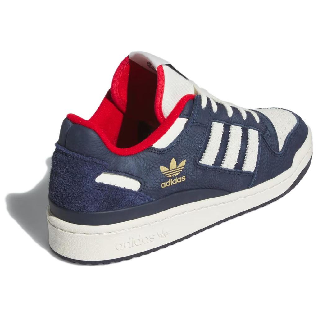 Adidas Forum Low CL Night Indigo Scarlet Кроссовки унисекс Blue Ivory Better-Scarlet IG8700