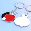 Спортивный брелок для пинг-понга с мячом для настольного тенниса, креативный брелок для пинг-понга, брелок для ключей, брелок для автомобиля, сувенирный подарок