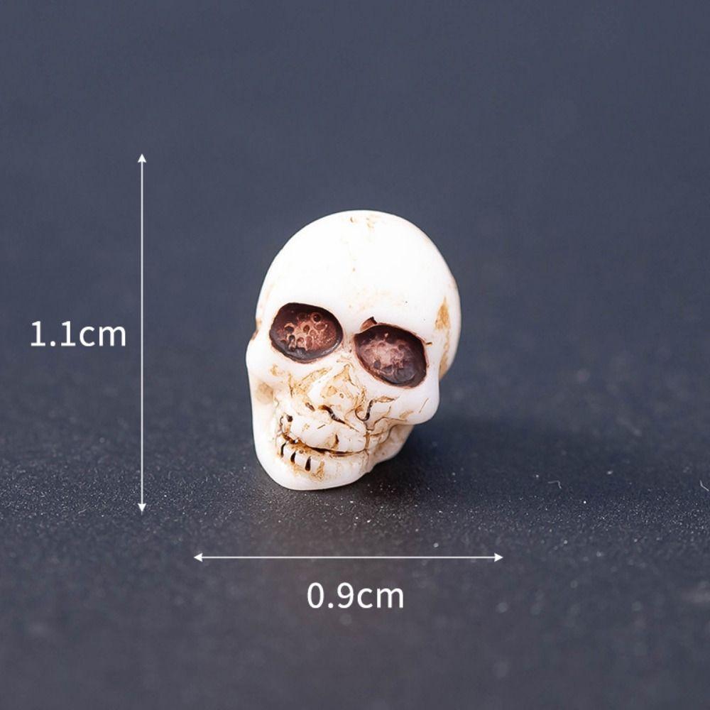 Creative Cartoon Halloween Small Ornaments DIY Resin Craft Tombston Ornaments Mini Resin Festival Ornaments Home