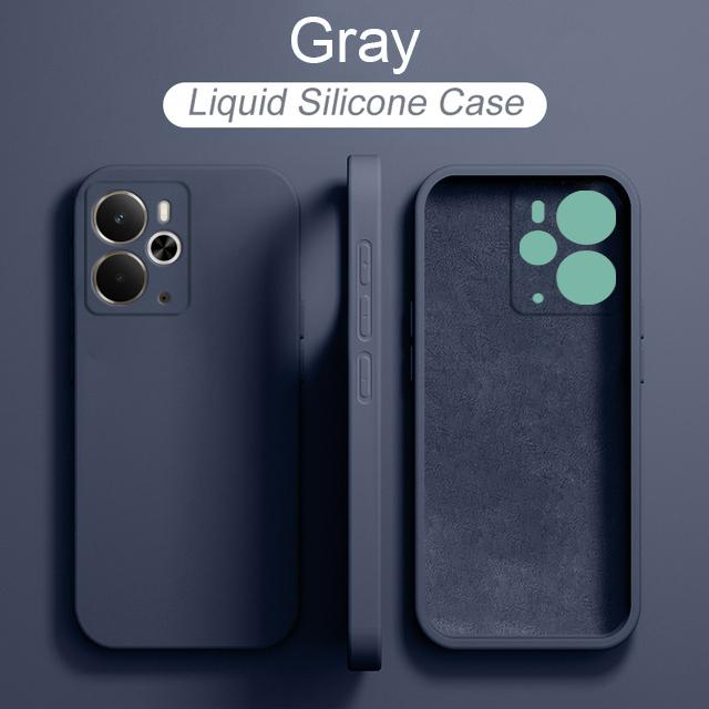 Мягкий жидкий силиконовый чехол для телефона Противоударный чехол для Realme 14 5G Realme 14T 5G