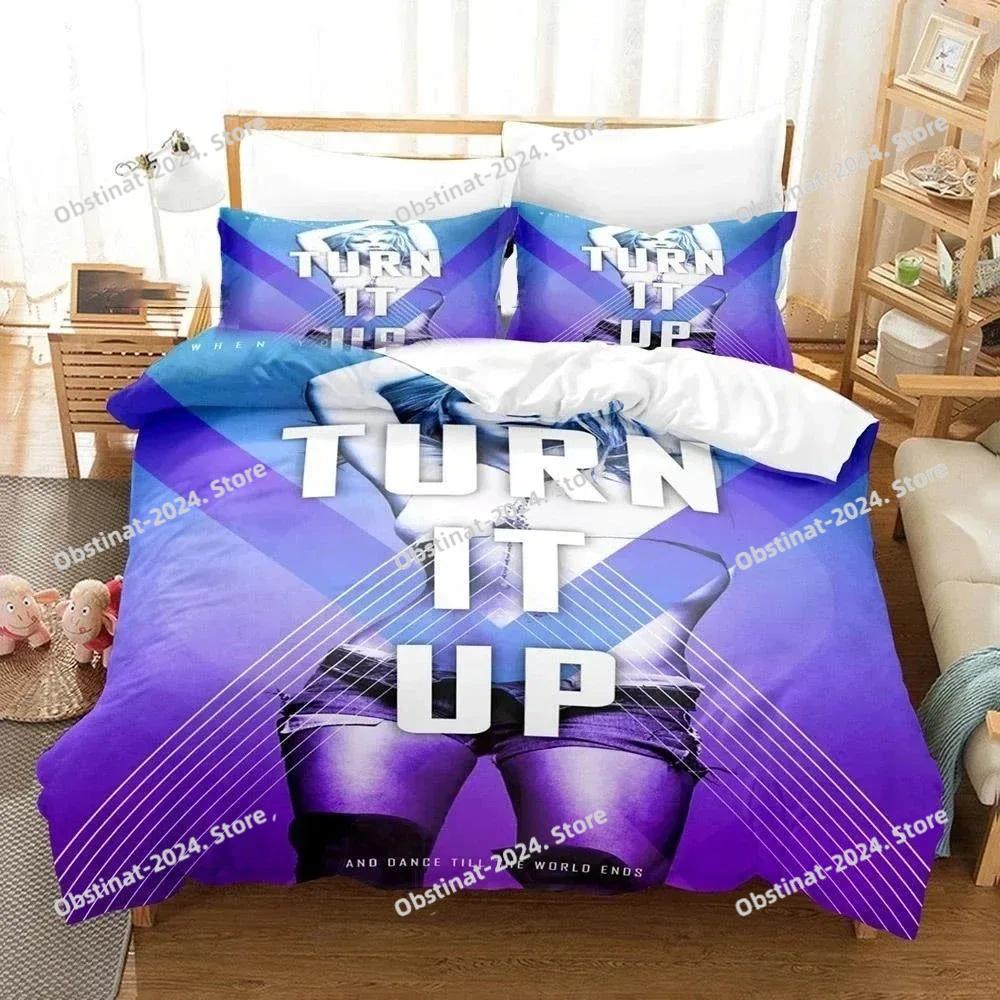 3D Printed Britney Spears Bedding Set Pillowcase Duvet Cover 3Pcs Double Twin Full Queen King Adult Kids Bedclothes Quilt Cover