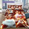 Carlos Alcaraz 3Pcs Bedding Set, Duvet Cover with 2 Pillowcases, Tennis Player Portrait Bed Linens, No Comforter No Pillow Core