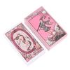 Pink Rider Waite Tarot Cards Deck Set for Beginners Prophecy Divination Deck Family Party Board Fate Card Fortune Telling Game