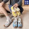 Ugly Cute Mesh Casual Shoes Summer New Mary Jane Shoes Fashionable Versatile Hollow Ballet Shoes