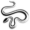 Car Exterior Decor Zinc Alloy Snake Shape Auto Sticker Badge Car Styling Decals Emblem Decoration Auto Parts