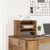1 Piece of multi-space document storage rack with layered partition on the table, cosmetics storage rack 36x26x29.5 cm