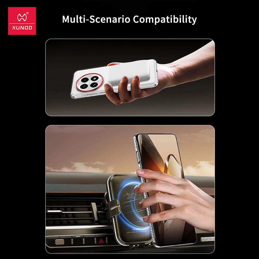 Для Oppo Find X9 Oppo Find X9 Pro Чехол XUNDD Прозрачный Чехол Ультратонкий Не желтеющий ПК Чехол для телефона С магнитным кольцом