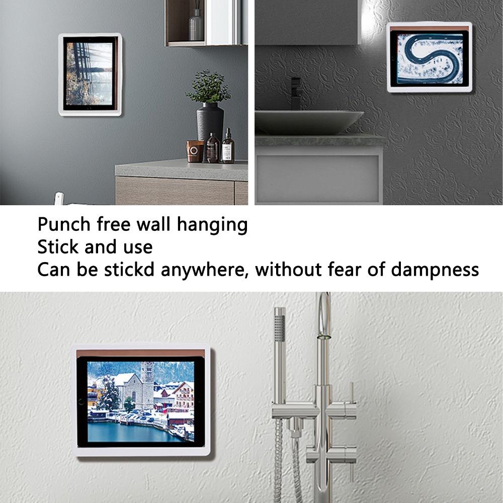 30*24cm Bathroom Waterproof Touch Case White Shower Touch Screen Bracket Restroom call handling