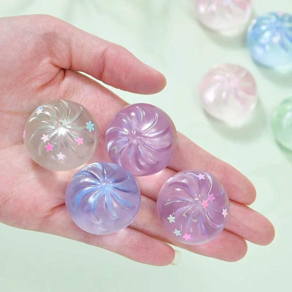 Simulation Food Squishy Dumpling Transparent Mini Dumplings Dumpling Squishy Toys Party Favors