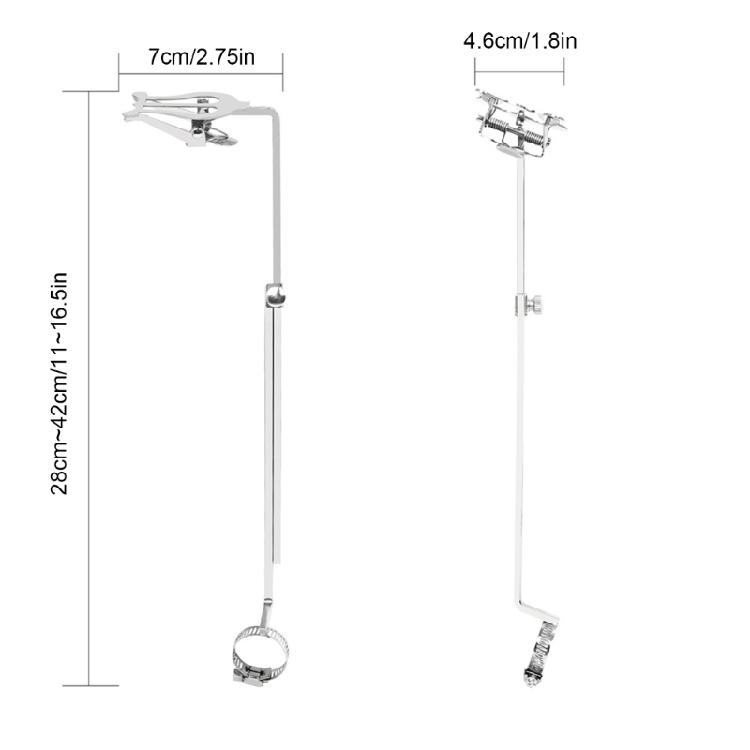 Держатель для скрепок Держатель для нот лиры Зажим Стойка для флейты Расширитель Флейта Лира