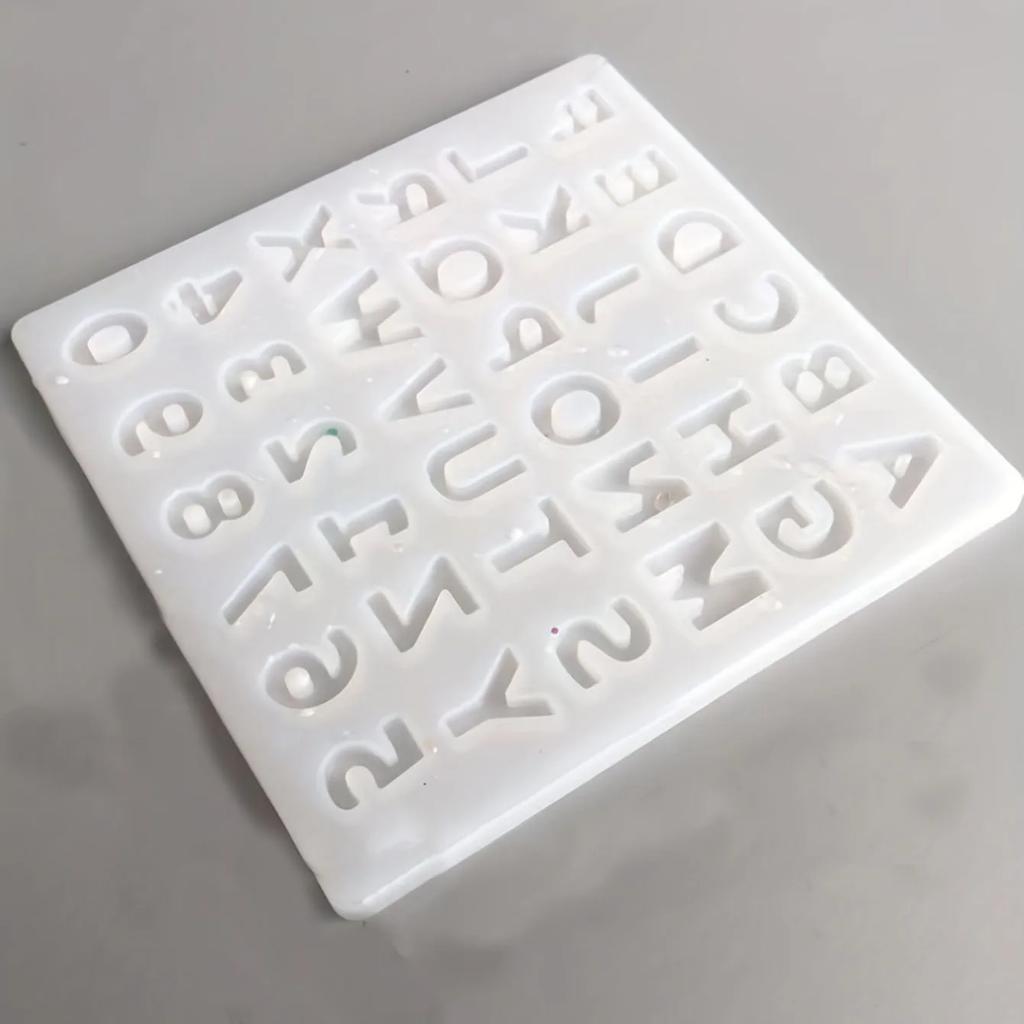1pc-26 Capital Letters Resin Silicone Mold Letter Epoxy Mold DIY Jewelry Making Accessories Digital Keychain Mold