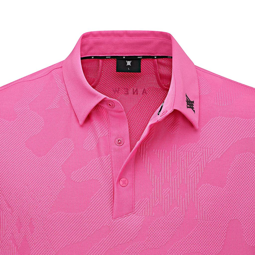 ANEW GOLF Men Camo Jacquard T-Shirt_Hp