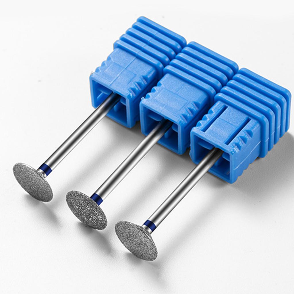 Фрезы для ногтей Многофункциональные фрезы для ногтевого искусства T-образные Трапециевидные Дискообразные фрезы для ногтей Инструмент для нейл-арта