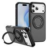 Применимо к iPhone17Pro чехол-опора Шестерня с узором из углеродного волокна Кронштейн 16 Магнитное кольцо Противоударный чехол для мобильного телефона PC-чехол
