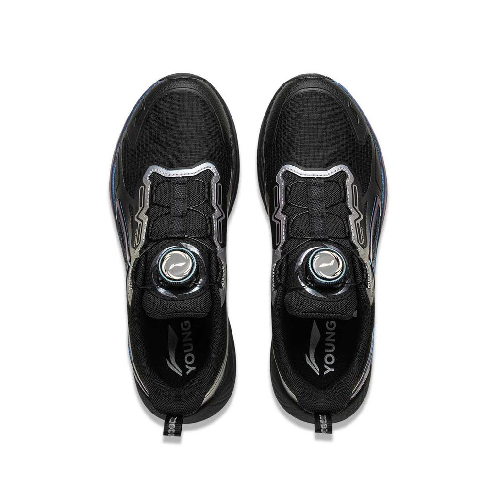 Li Ning YOUNG Running Breathable Low top Kids' Running Shoes Black Kids' YKFV006-1