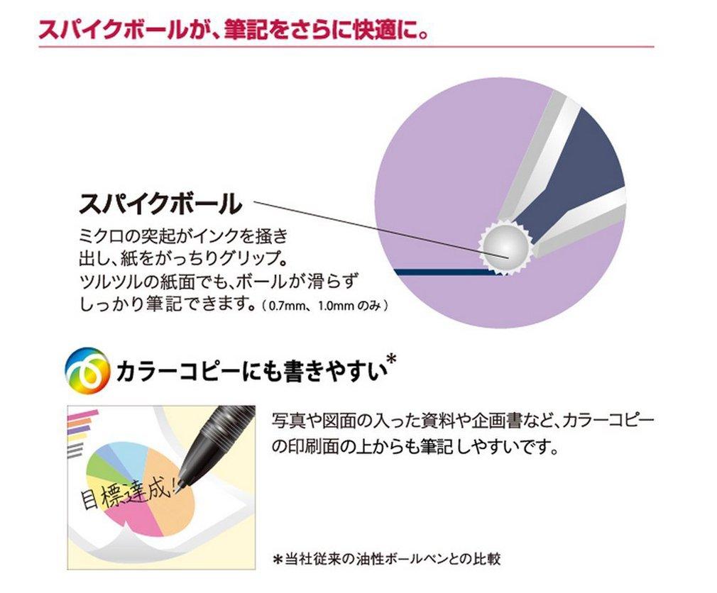 Шариковая ручка Mitsubishi Pencil Power Tank с нажимным механизмом, черная, 10 штук, 0.7 SN200PT07.24