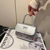 2025 Summer New Bow Bag Korean Version Personalized Ins Women's Handbag Fashionable and Simple Shoulder Oblique Span Bag