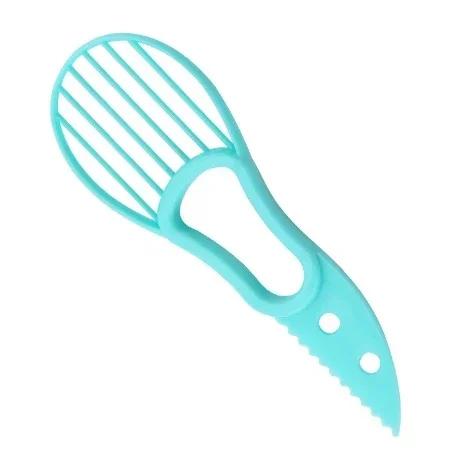 Multifunctional Avocado Cutter Corer Butter Fruit Slir Peeler Pulp Separator Plastic Knife Kitchen Tools Gadgets Acssories
