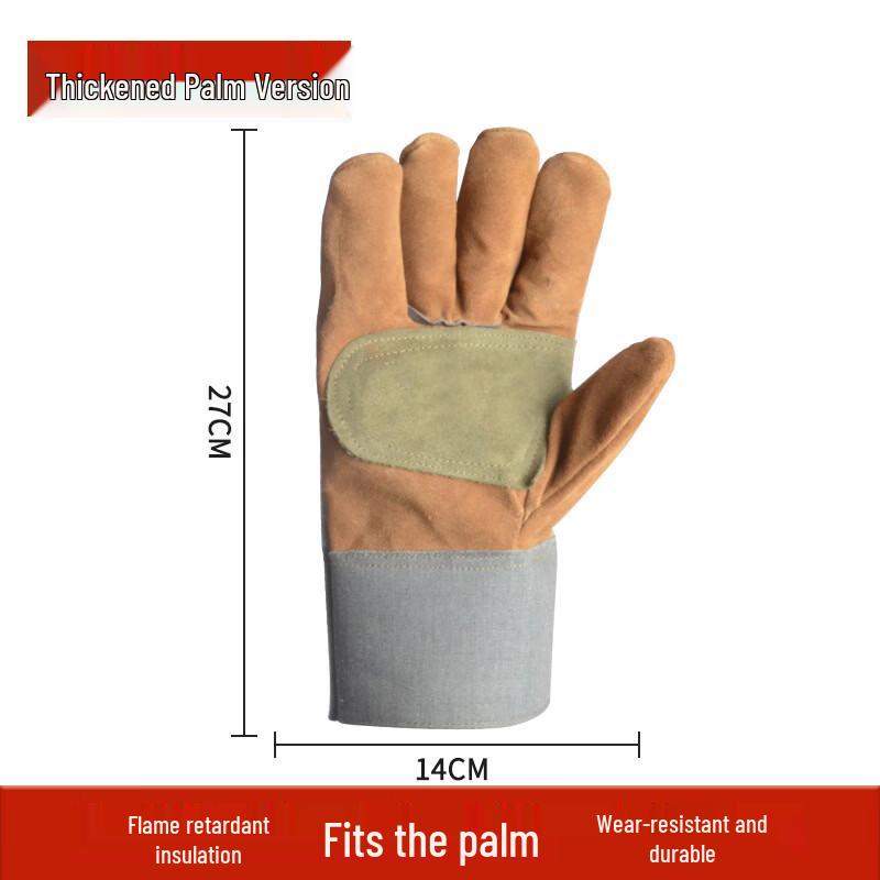 Durable Full-Finger Welding & Work Gloves