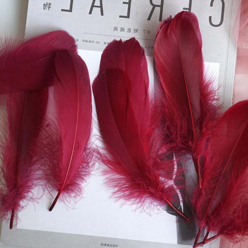 Гусиные волосы, мягкие сделай сам, солнечные цветы, украшение на стену, сетка мечты, крылья, декоративный материал ручной работы, цветные дразнящие кошачьи палочки, перья