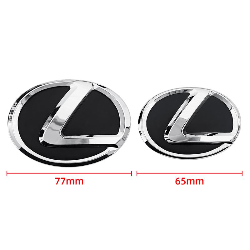 Interior Stickers 65mm 77mm Car Steering Wheel Logo Sticker Badge Accessories For Lexus CT200H ES250 ES300H IS250 GS300 GS460 GX