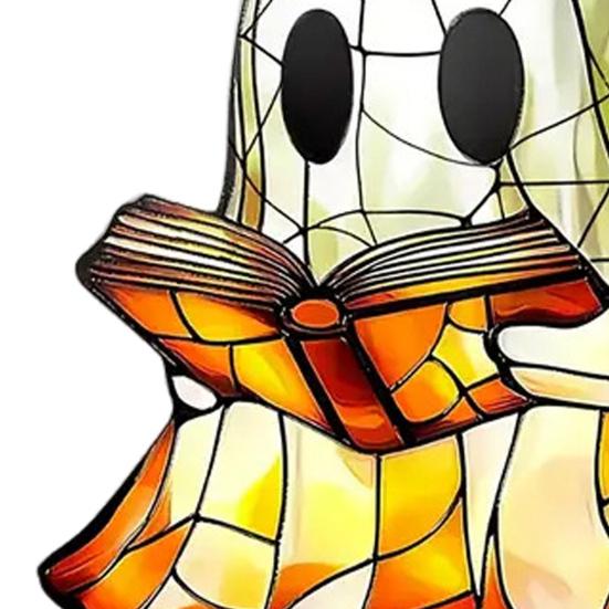 Halloween Ghost Suncatcher Wall Decor Ghost Sun Catcher Halloween Window Hanging Decoration Gift for Birthdays Housewarming Parties