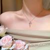 Elegant Pearl Necklace - Versatile Niche Design with Heart Pendant for Women