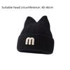 Keep Warm Baby Cap Solid Color Winter Hats New Knit Hat  Kids Outdoor