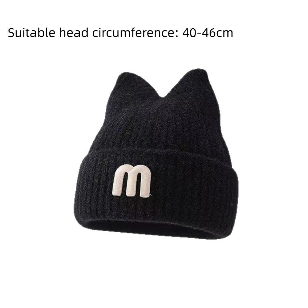 Keep Warm Baby Cap Solid Color Winter Hats New Knit Hat  Kids Outdoor