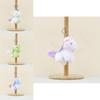 Cute Fantasy Unicorn Plush Toy Keychain For Bags Accessories And