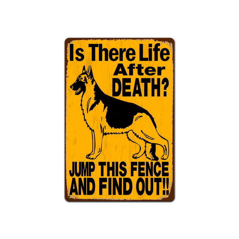 Предупреждающие металлические знаки для собак, винтажный металлический плакат, жестяная вывеска, ретро жесть, металлическое украшение для бара, паба, клуба, гаража