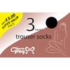 Joanna Gray Womens/Ladies 70 Denier Trouser Sock (3 Pairs)