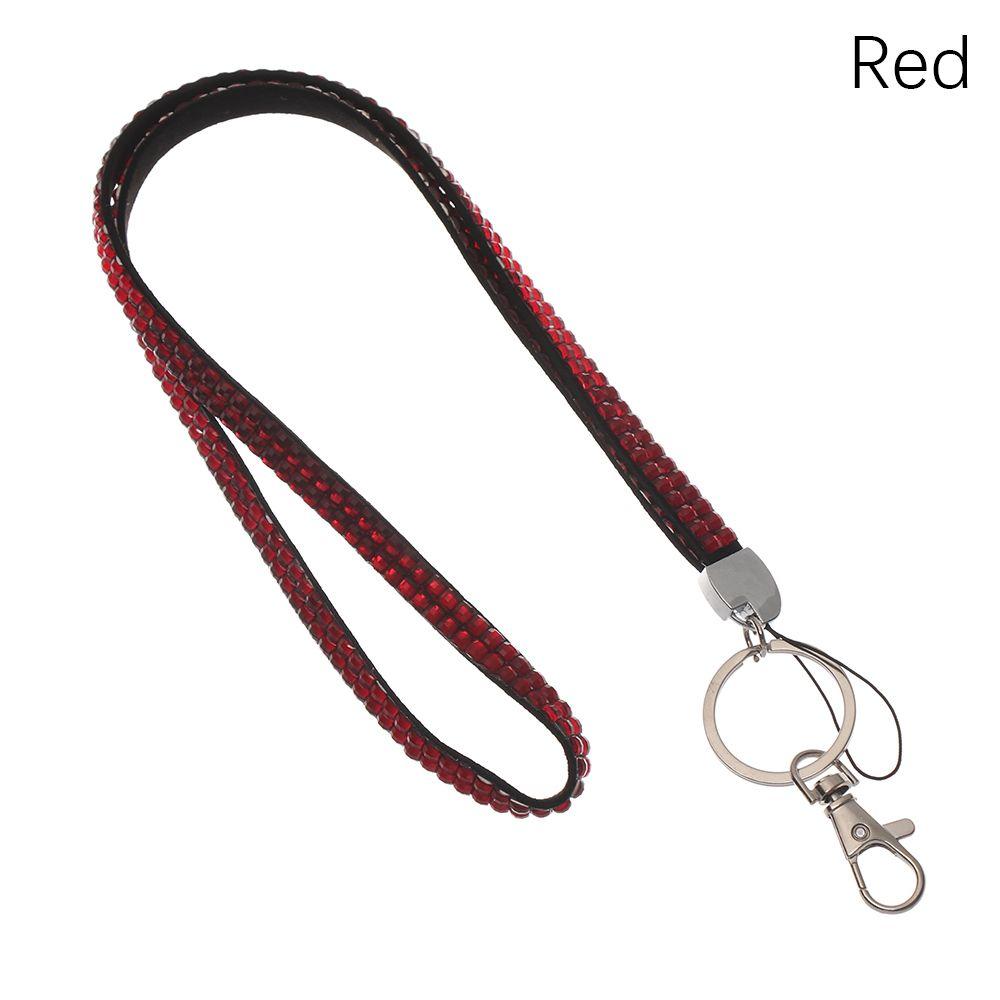 1 шт. Легкий кристалл выдвижной держатель для карт ожерелье шейный ремешок шнурок для подвешивания веревка