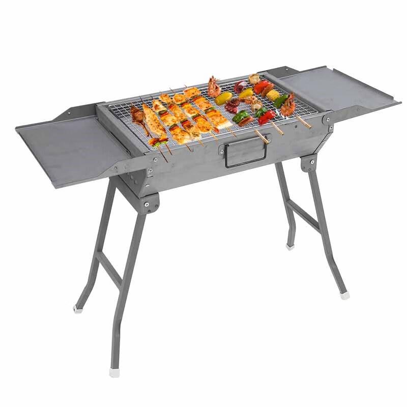 Zhi Shi Складной портативный угольный BBQ гриль для улицы