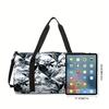 Большая дорожная сумка-даффл "Снежная гора" для мальчика/девочки, детский лучший подарок, 2D плоская мультяшная сумка для отдыха и фитнеса