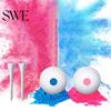 Safe Gender Reveal Option Golf Ball with Tee Exploding Assured Quality Set Powder Explosion Announcement Party Themed Decoration Supplies